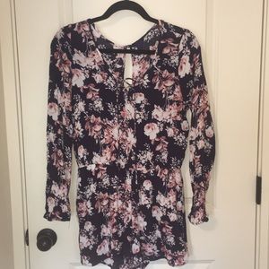 Aeropostale Floral Romper